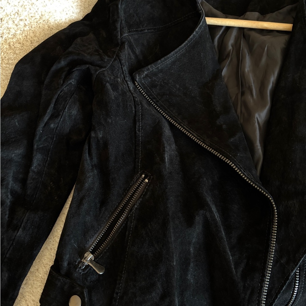 Vintage Forever 21 Black Suede Jacket